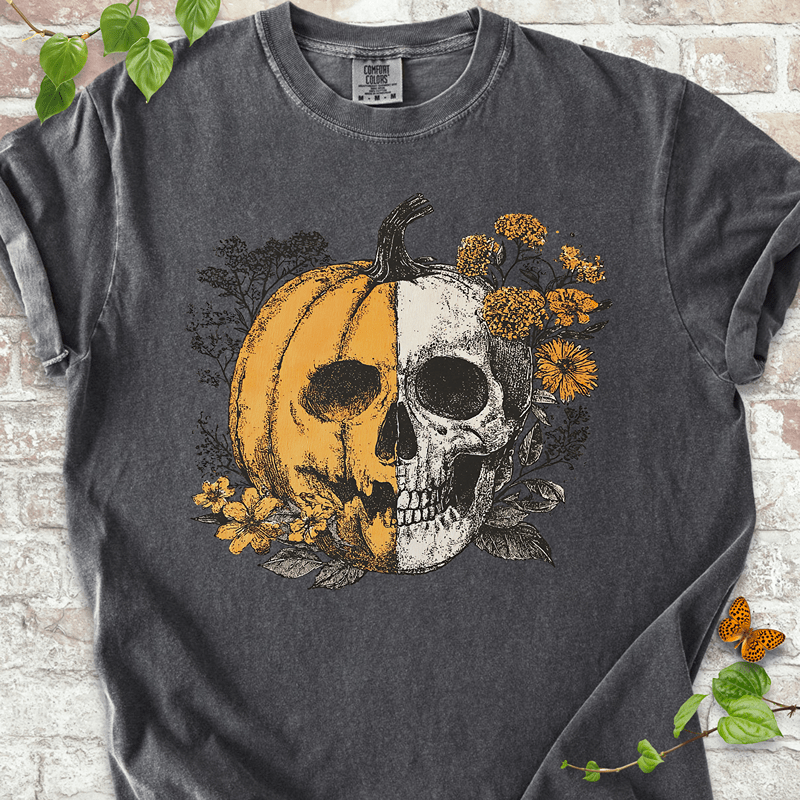 Pumpkin Skull T-shirt