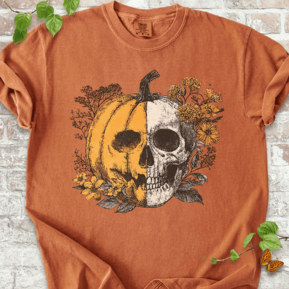 Pumpkin Skull T-shirt