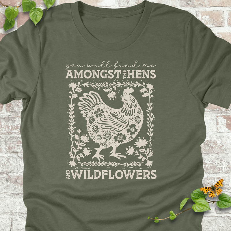 Hens & Wildflowers T-Shirt