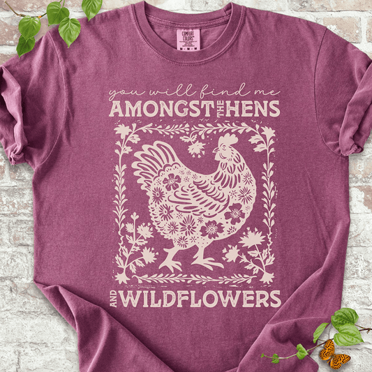 Hens & Wildflowers T-shirt