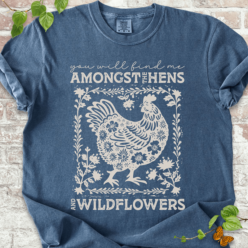 Hens & Wildflowers T-shirt