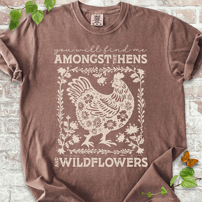 Hens & Wildflowers T-shirt