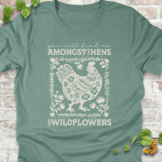 Hens & Wildflowers T-Shirt