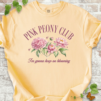 Pink Peony Club T-shirt