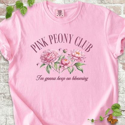 Pink Peony Club T-shirt