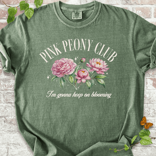 Pink Peony Club T-shirt