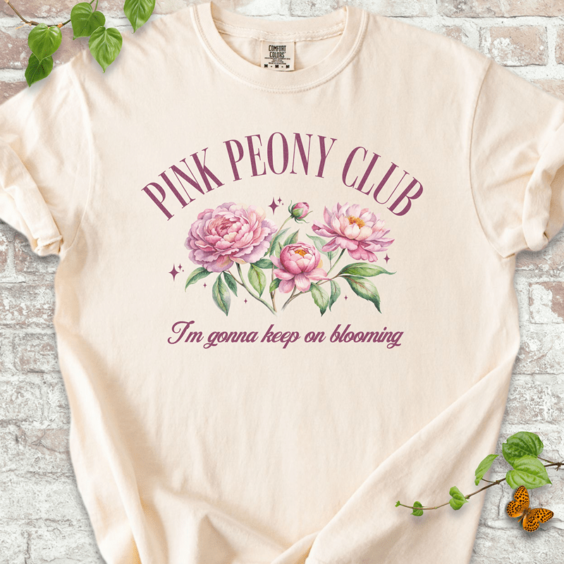 Pink Peony Club T-shirt