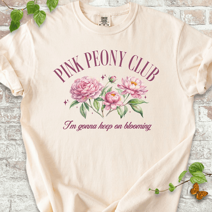 Pink Peony Club T-shirt