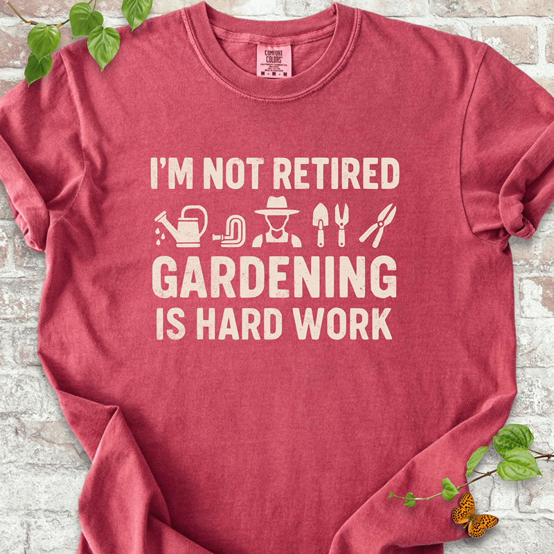 Retired Gardening T-shirt