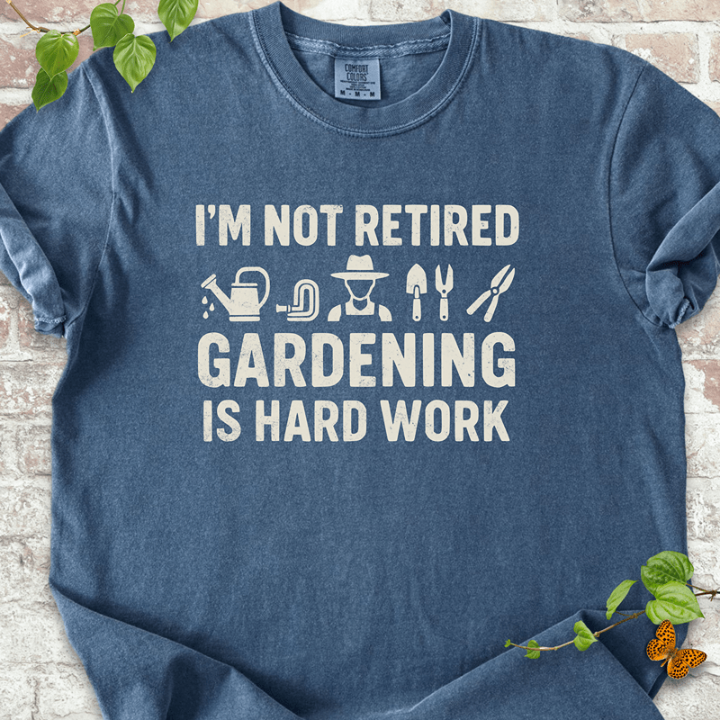 Retired Gardening T-shirt