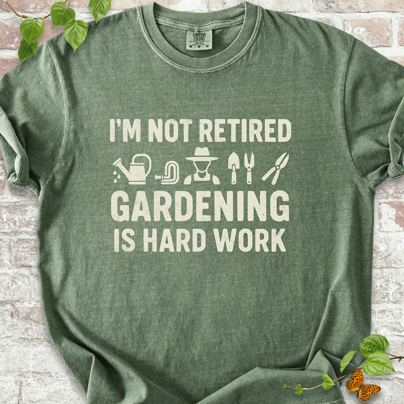 Retired Gardening T-shirt