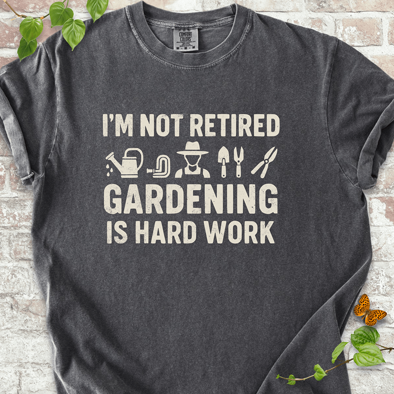 Retired Gardening T-shirt