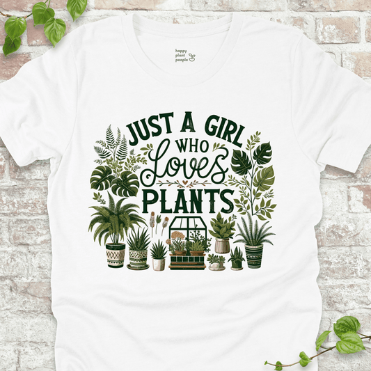 A Girl Who Loves Plants T-Shirt