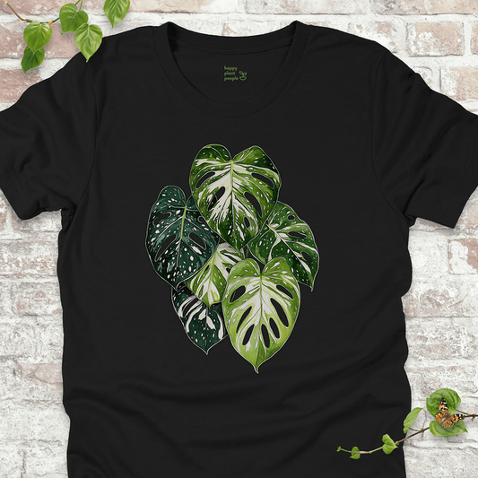 Variegated Monstera Leaf T-Shirt