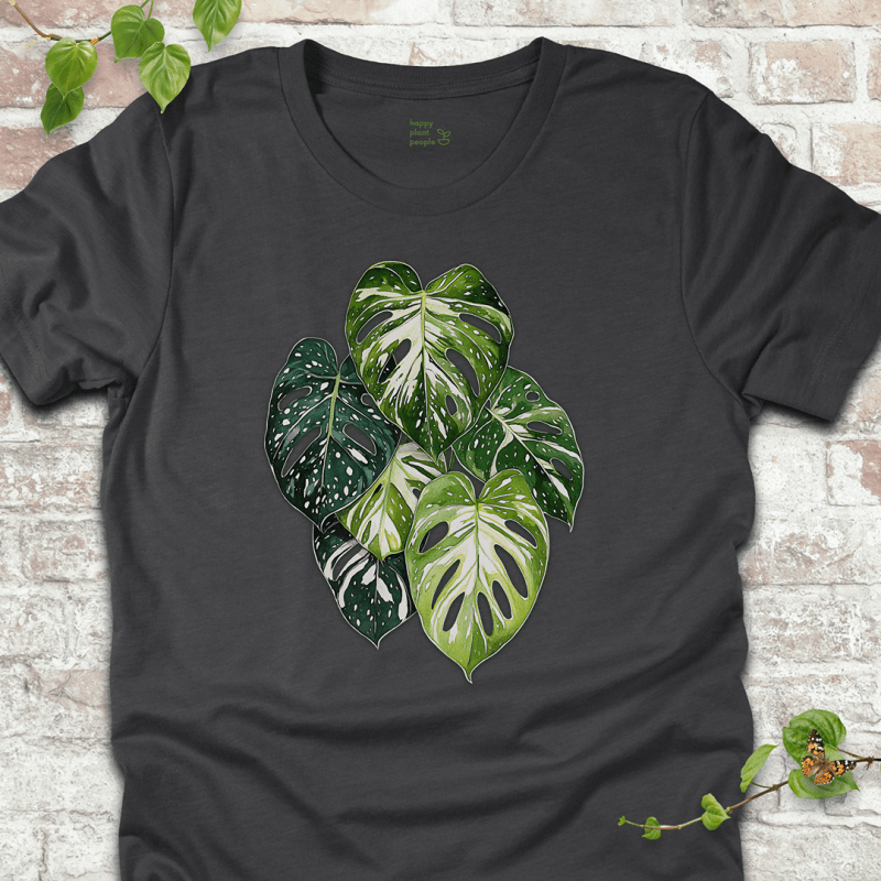 Variegated Monstera Leaf T-Shirt