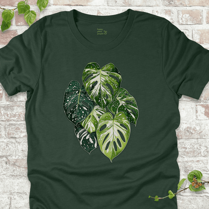 Variegated Monstera Leaf T-Shirt