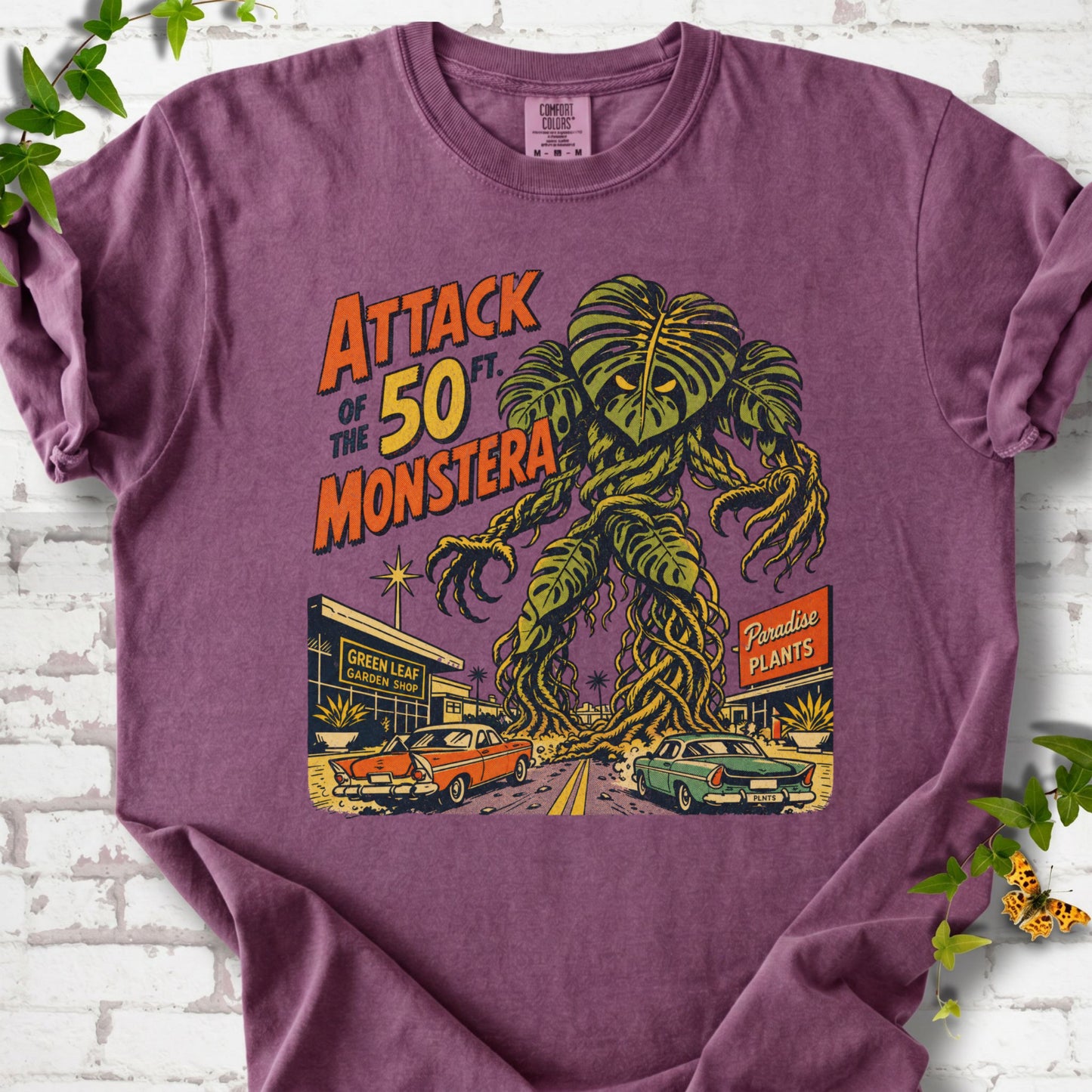 Attack of the 50ft Monstera T-Shirt