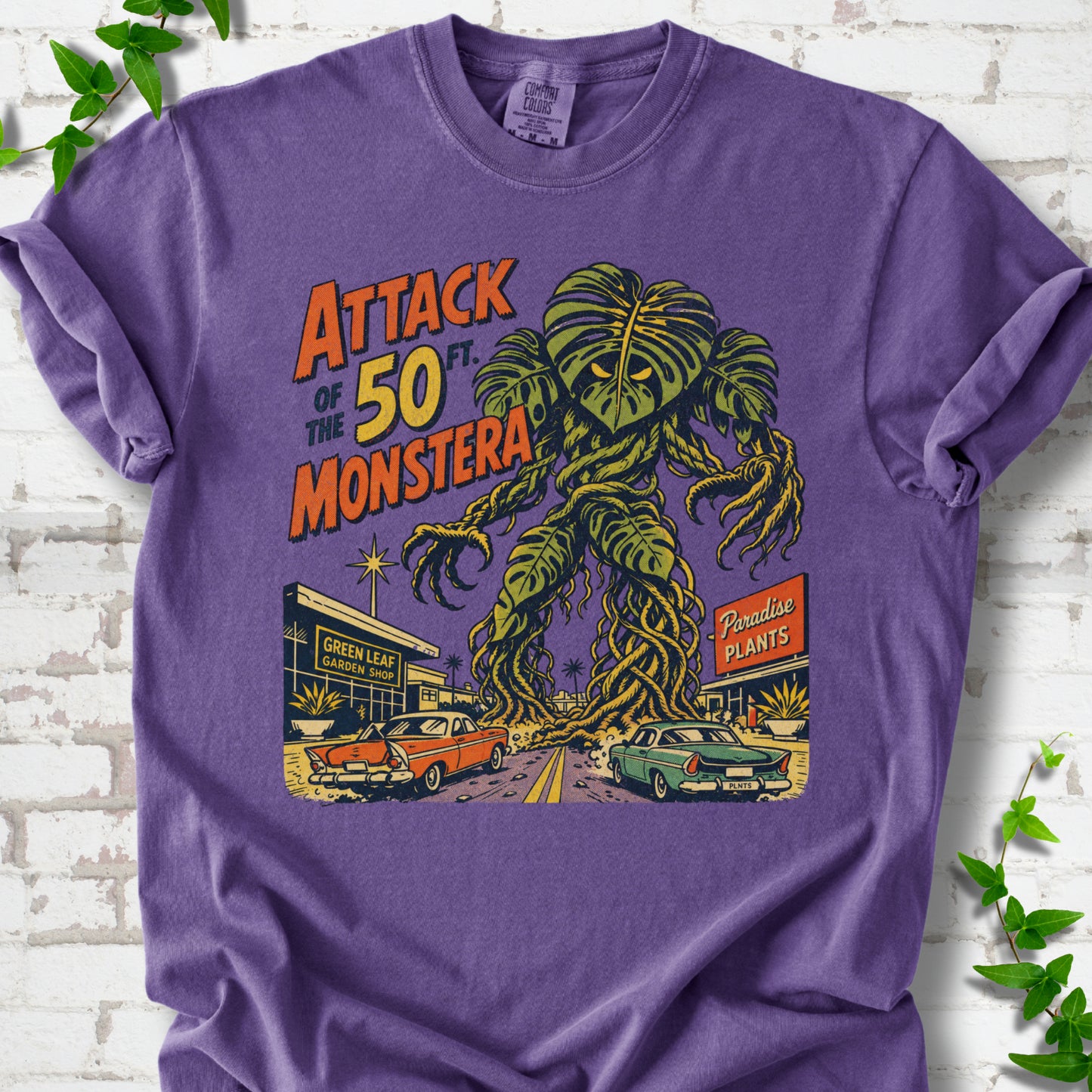 Attack of the 50ft Monstera T-Shirt