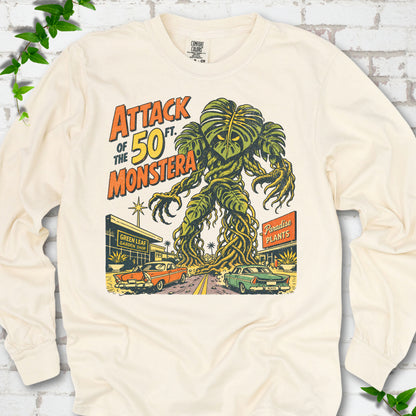 Attack of the 50ft Monstera LS T-Shirt