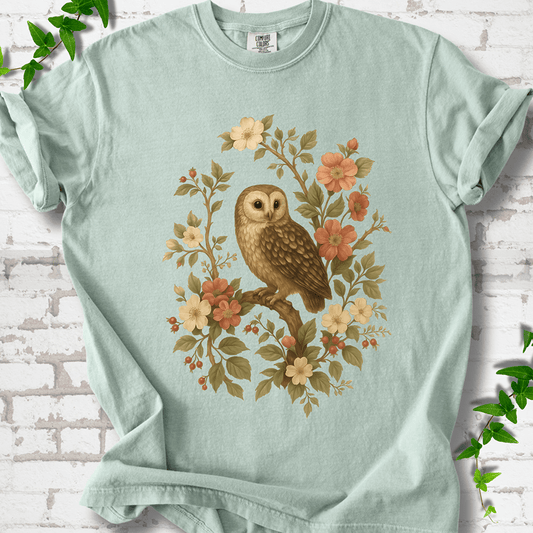 Botanical Owl T-Shirt