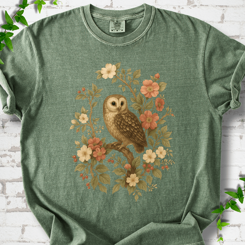 Botanical Owl T-Shirt