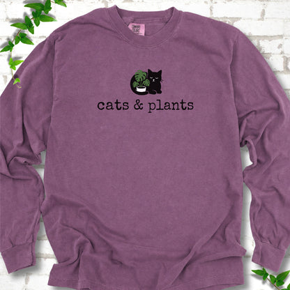 Cats & Plants LS T-Shirt