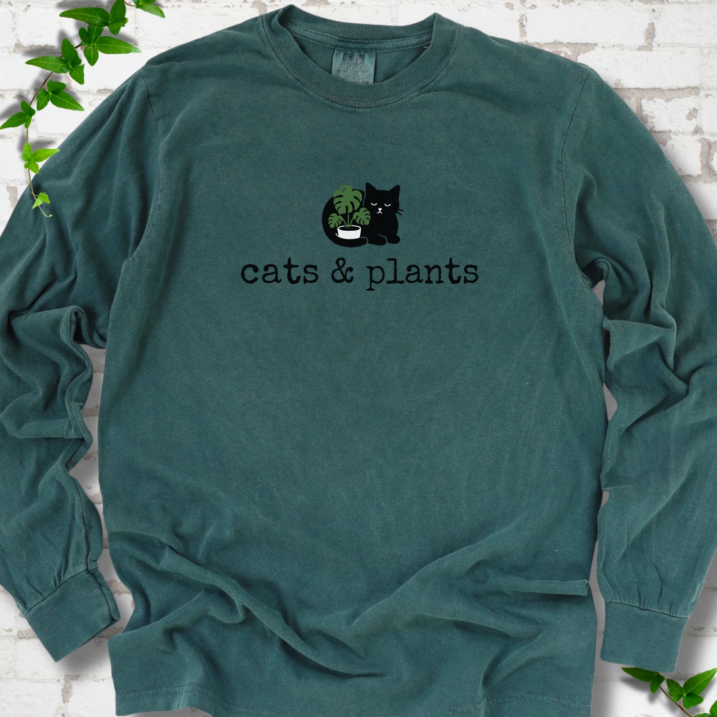 Cats & Plants LS T-Shirt