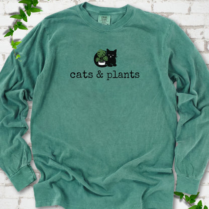 Cats & Plants LS T-Shirt