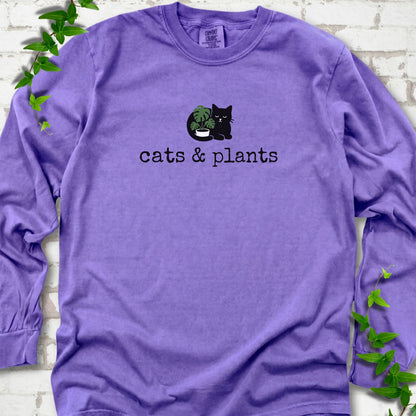 Cats & Plants LS T-Shirt