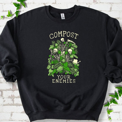 Compost Your Enemies Skeleton Sweatshirt