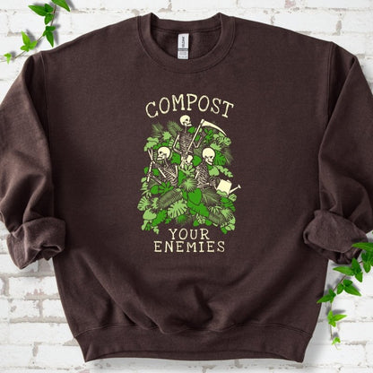 Compost Your Enemies Skeleton Sweatshirt