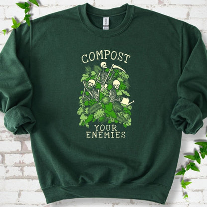 Compost Your Enemies Skeleton Sweatshirt