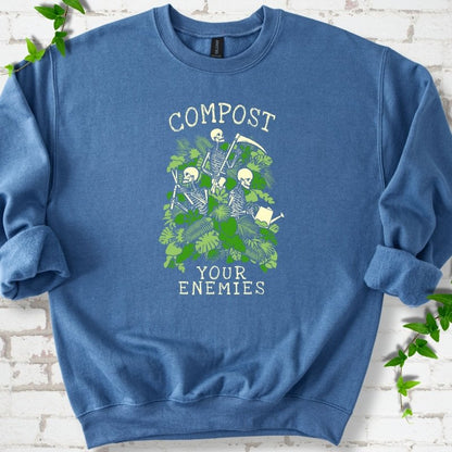 Compost Your Enemies Skeleton Sweatshirt