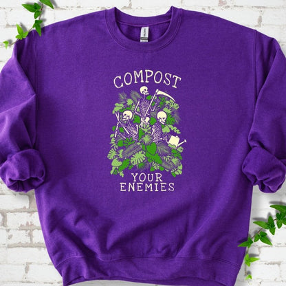 Compost Your Enemies Skeleton Sweatshirt