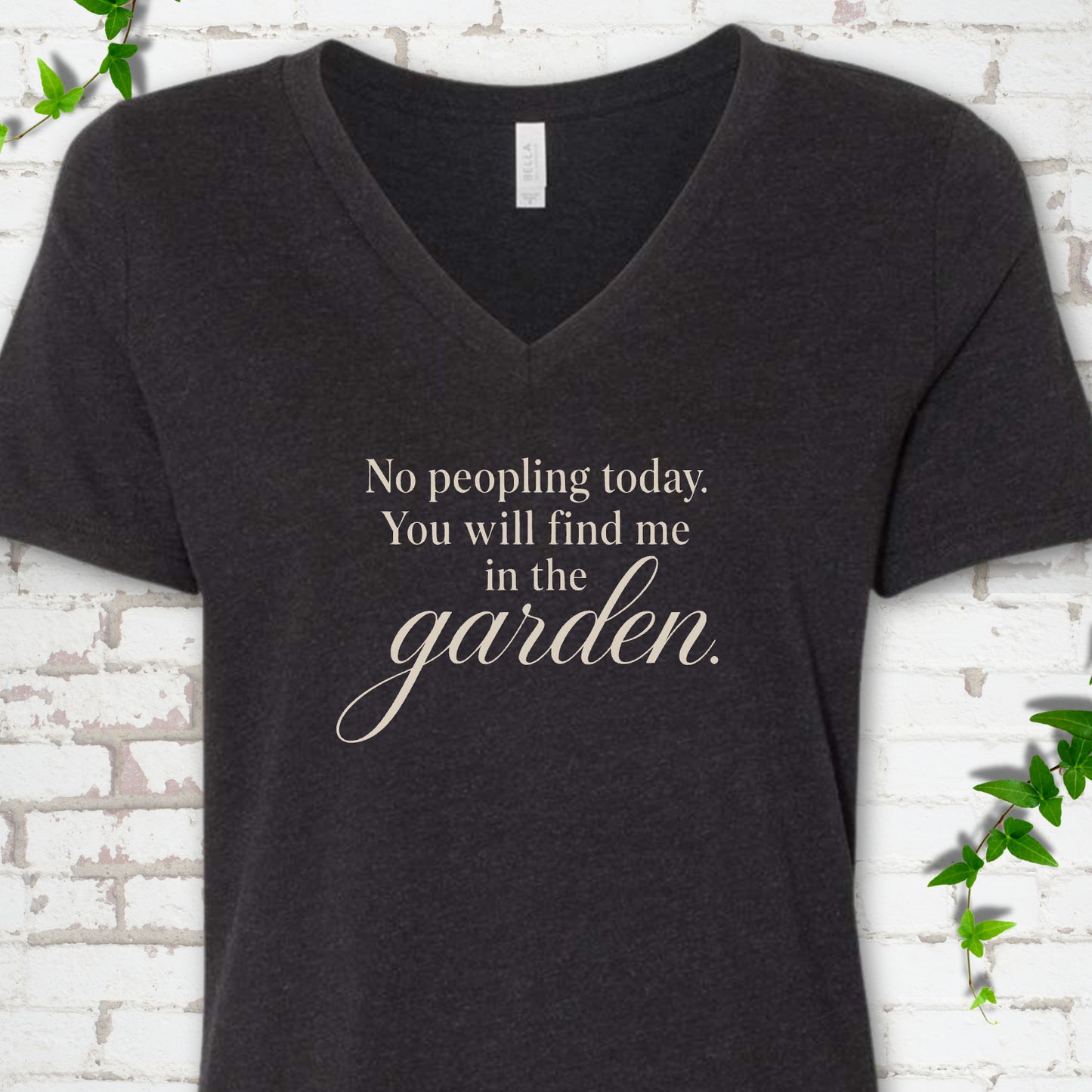 Find Me in The Garden V-Neck T-Shirt