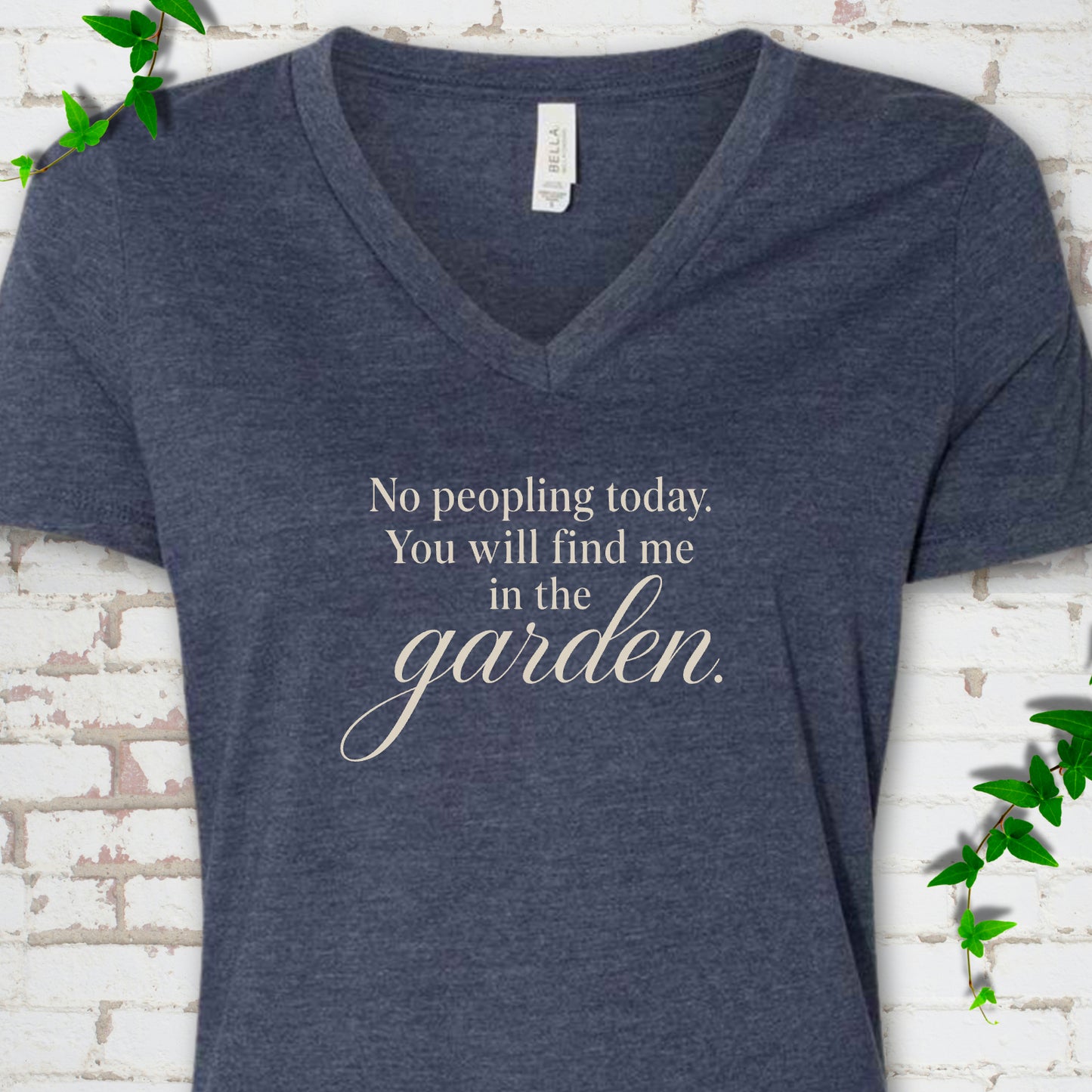 Find Me in The Garden V-Neck T-Shirt