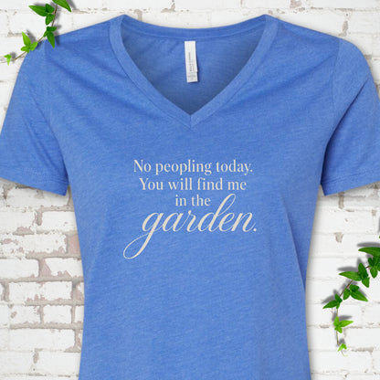 Find Me in The Garden V-Neck T-Shirt