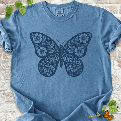 Floral Butterfly T-Shirt