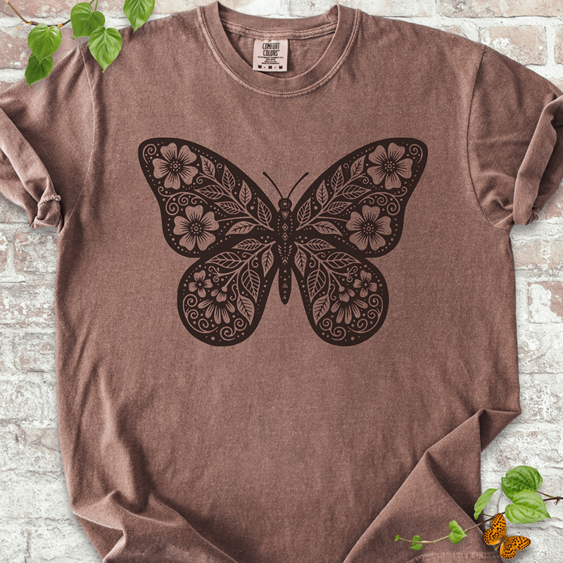 Floral Butterfly T-Shirt