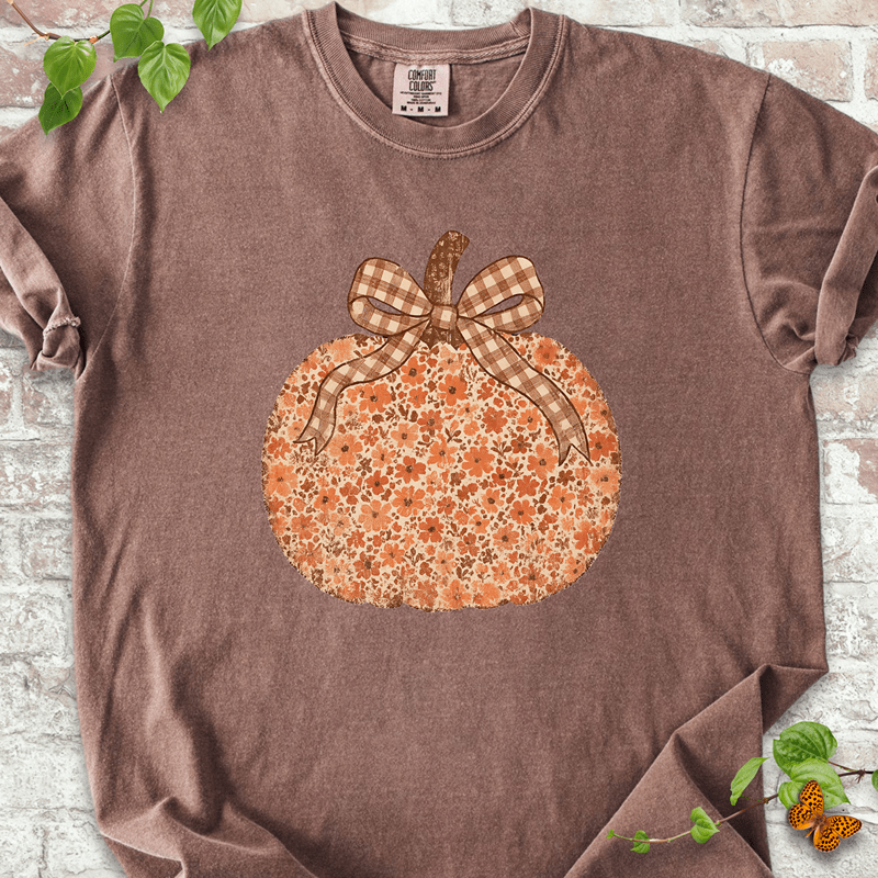 Floral Pumpkin T-Shirt