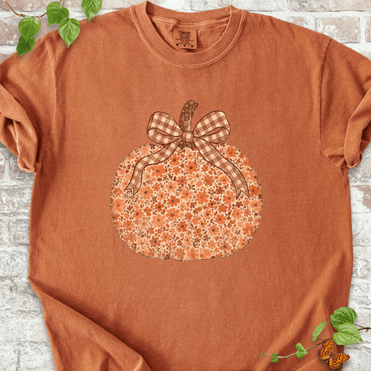 Floral Pumpkin T-Shirt