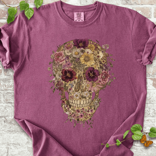 Floral Skull T-shirt