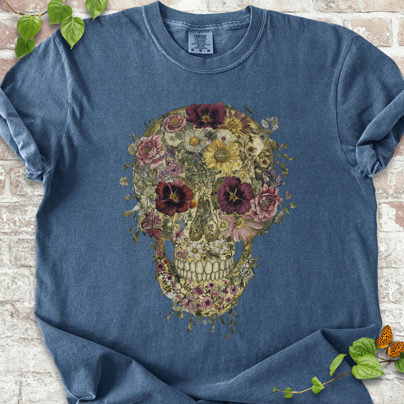Floral Skull T-shirt