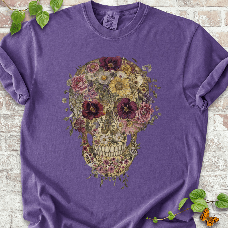 Floral Skull T-shirt