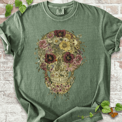 Floral Skull T-shirt