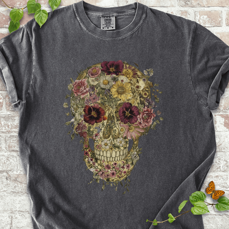 Floral Skull T-shirt