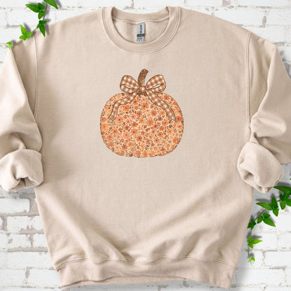 Floral Pumpkin Sweatshirt