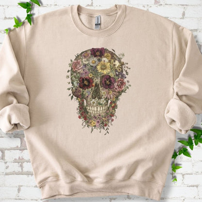 Floral Skull Sweatshirt