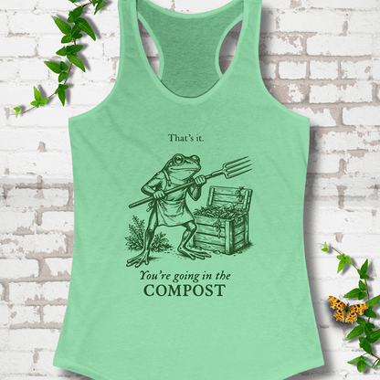 Going in the Compost Tank