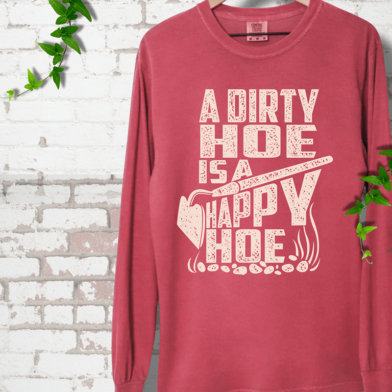 Happy Hoe LS T-Shirt